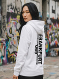 FRANKFURT BACK 069 HOODIE – PURE WHITE