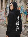 FRANKFURT BACK 069 HOODIE – DEEP BLACK