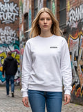 ESSENTIALS: FRANKFURT 069 – CREWNECK WHITE