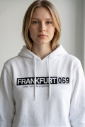 FRANKFURT 069 BOX HOODIE – PURE WHITE