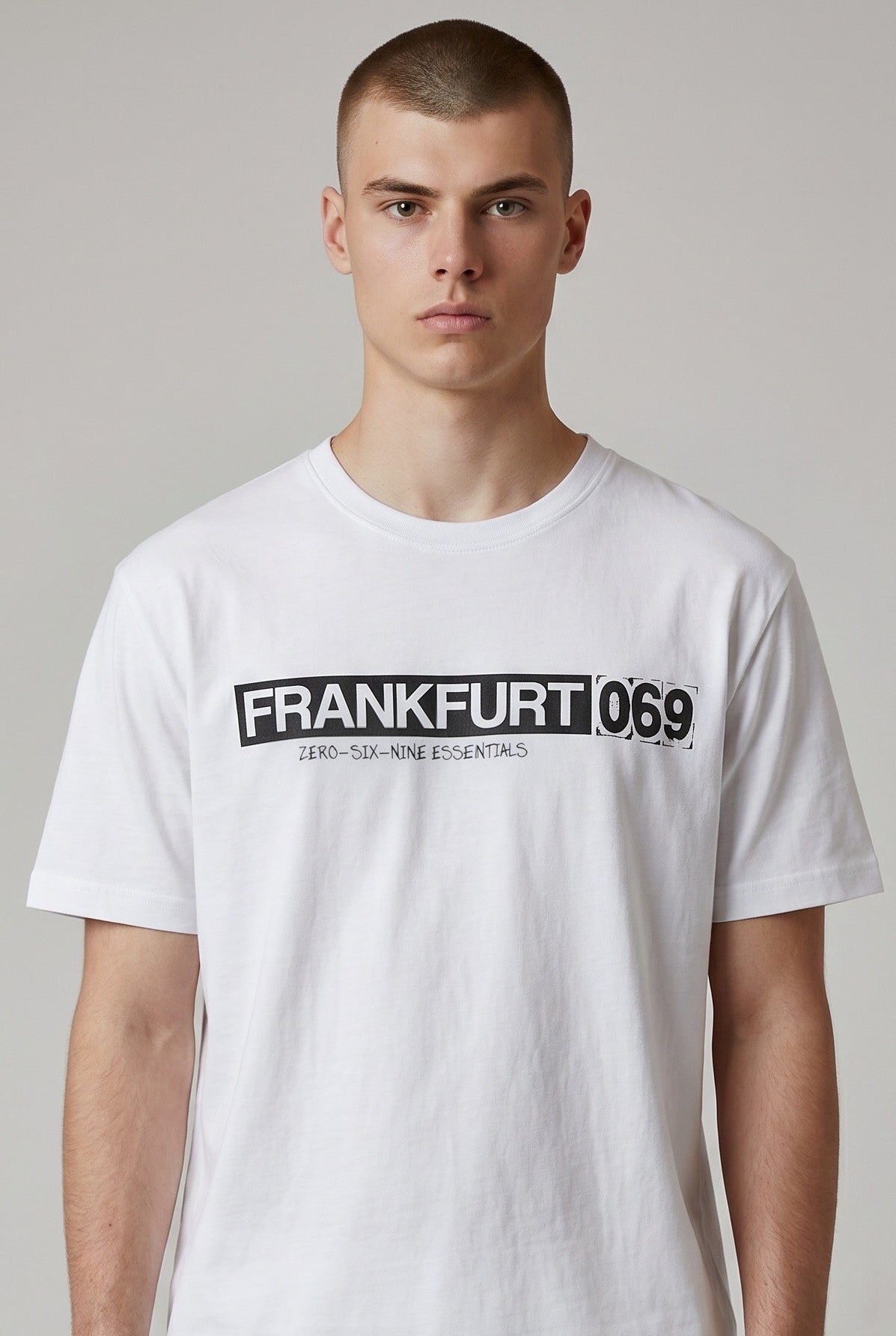 FRANKFURT 069 BOX T-SHIRT – PURE WHITE