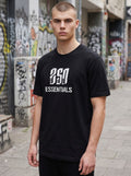 ZSN ESSENTIALS LOGO T-SHIRT – DEEP BLACK